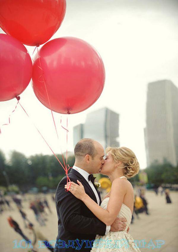 Свадебная фотосессия с воздушными шарами: 6 креативных вариантов