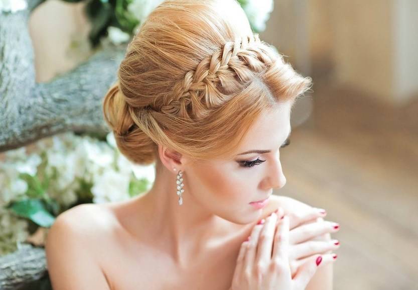 Свадебные прически - на длинные, короткие и средние волосы. 120 фото самых красивых свадебных причёсок