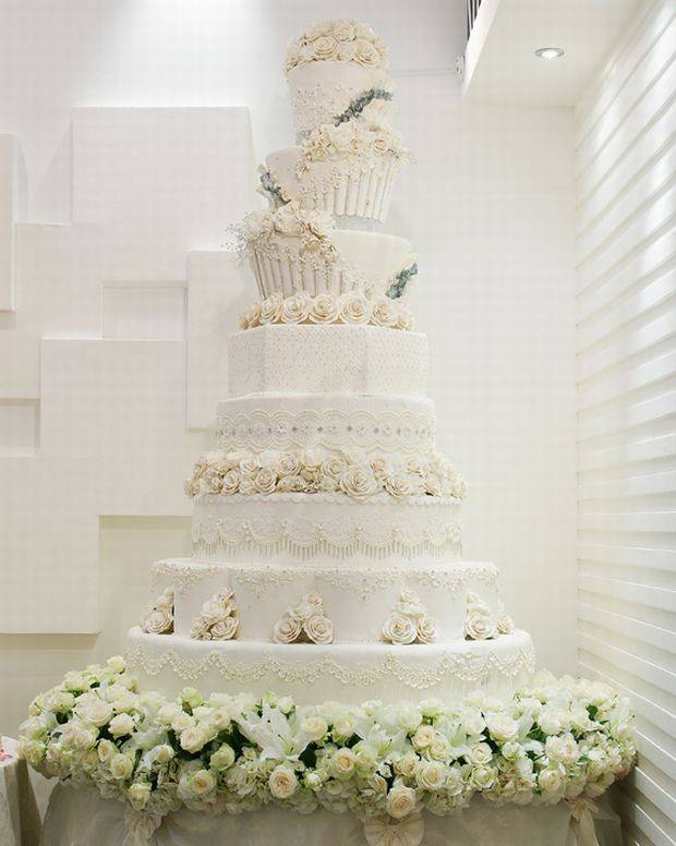 Трехъярусный торт на свадьбу — лучшие идеи и способы декорации