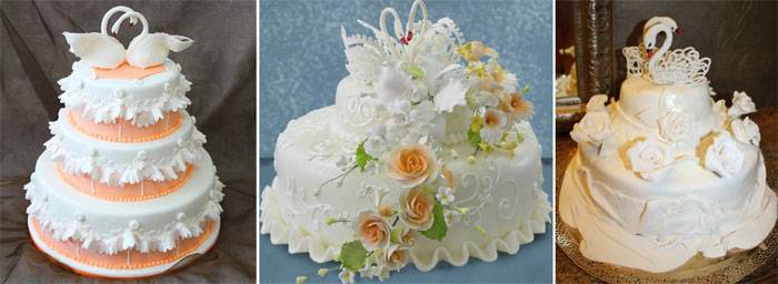 ᐉ свадебные торты с лебедями и розами - пошаговая инструкция - svadebniy-mir.su