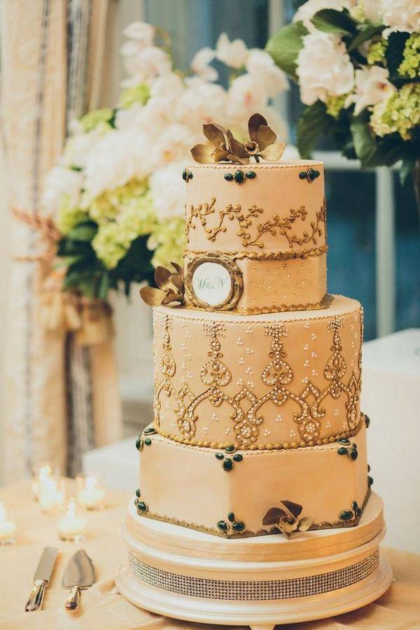 Винтажный свадебный торт из кружева: сладкая изысканность в декоре