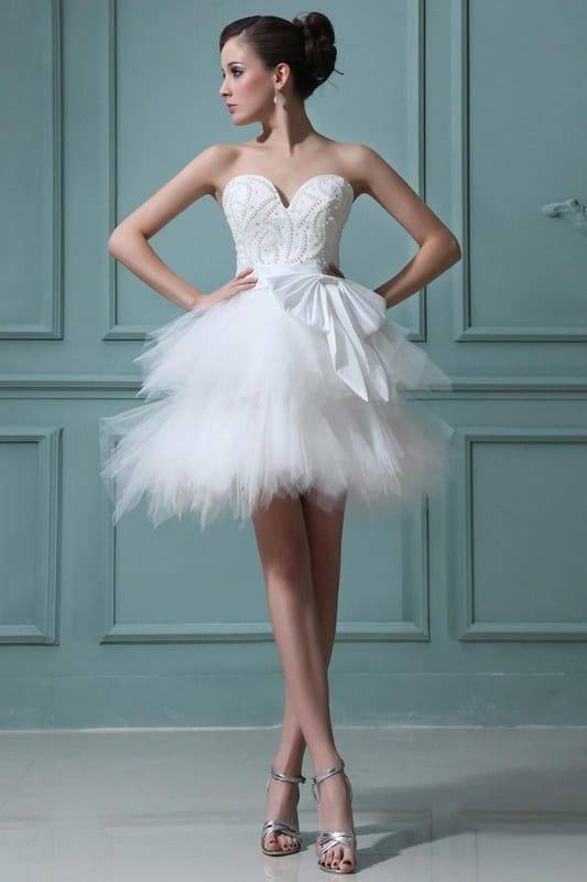 Фатиновое платье для невесты: как выбрать модель, цвет, аксессуары