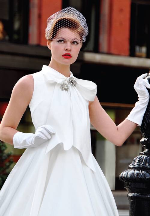 Образ эпохи стиляг: свадебное платье в стиле 60-х – фото вариантов
