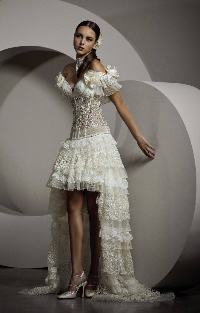 Фасоны свадебных платьев: фото модных моделей