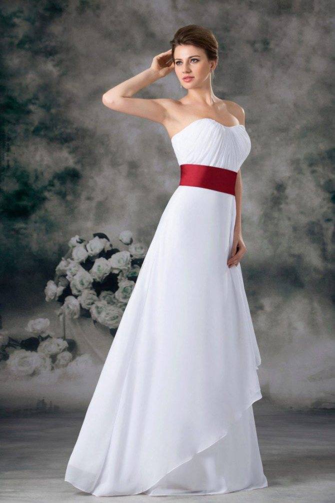 Белое свадебное платье 2020
