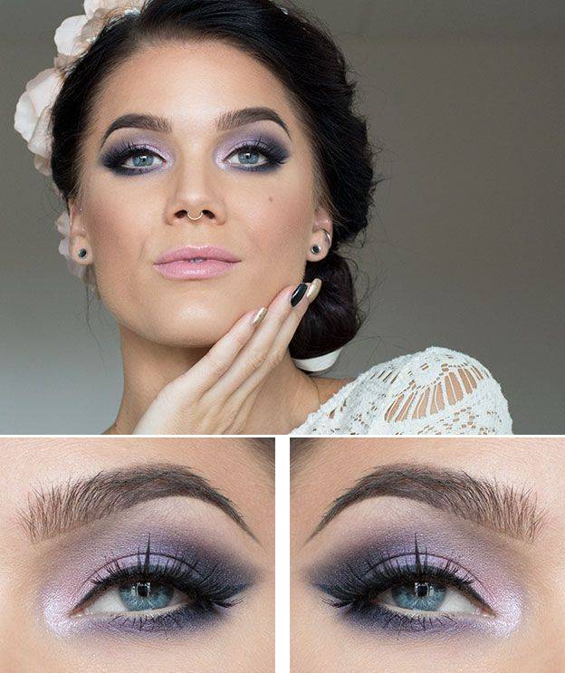 Свадебный макияж для голубых и серых глаз - свадебный портал wewed.ru