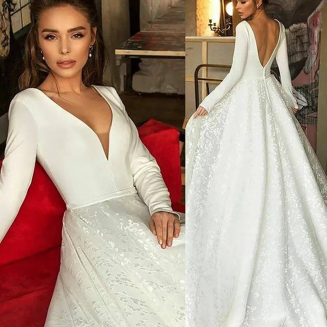 Модные тенденции свадебных платьев 2019: фото