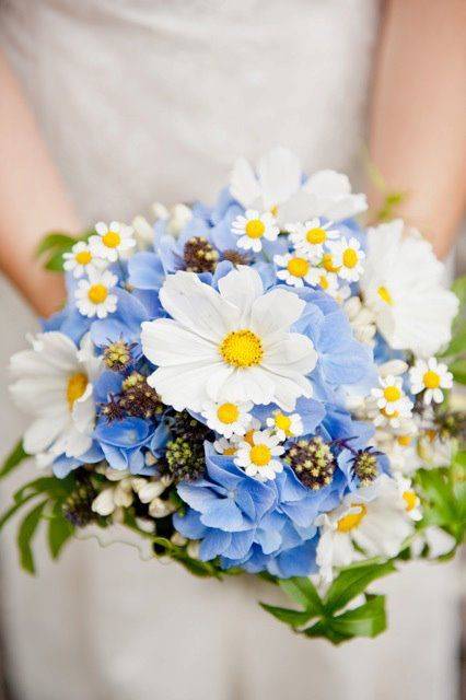 Свадебный букет из ромашек – выбираем цветы для невесты