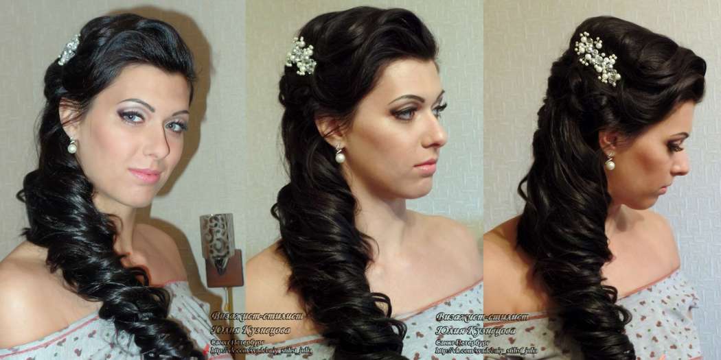 Как сделать свадебную прическу на длинные волосы: советы и видео