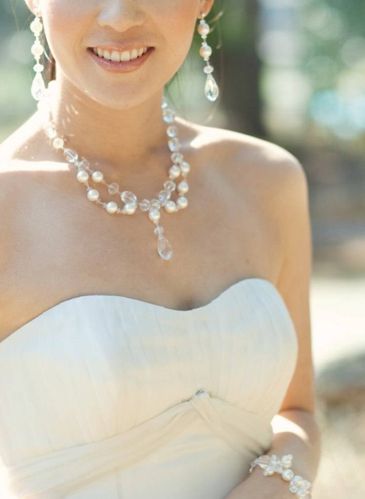 Свадебная бижутерия — фото примеров одних из самых важных украшений для невесты