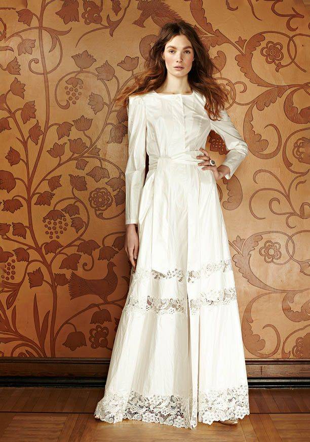 Свадебное платье в русском стиле: свадебный наряд невесты
