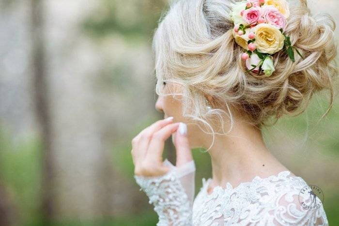 Свадебные прически на короткие волосы: 50 лучших фото