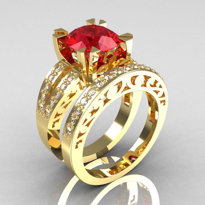 Обручальные кольца с рубинами? – варианты [2019] & фото красивых украшений