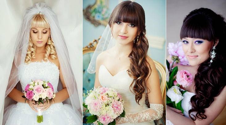 Свадебные прически на средние волосы для невесты и ее подружек: лучшие варианты