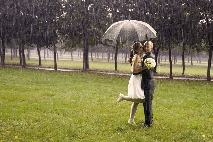 Что значит дождь в день свадьбы: приметы