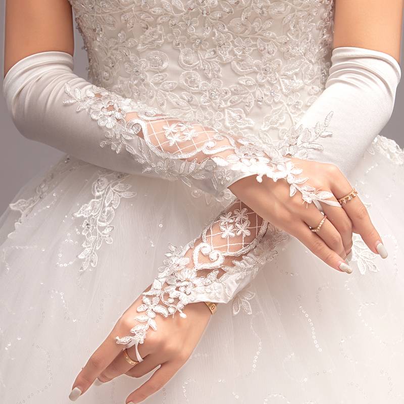 Какие перчатки выбрать на свадьбу: фото. свадебные перчатки без пальцев, короткие и длинные перчатки