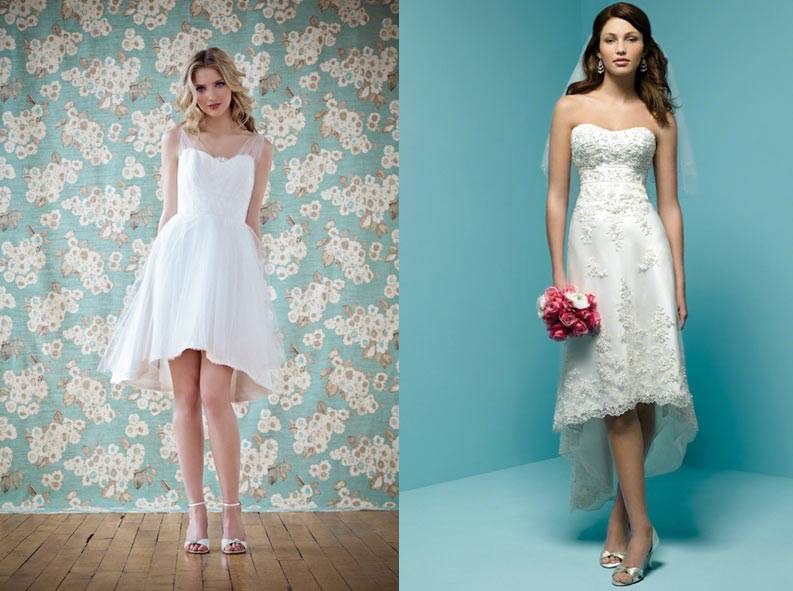 Свадебные платья для невысоких девушек — невестам небольшого роста дизайнеры предлагают «вау» платья