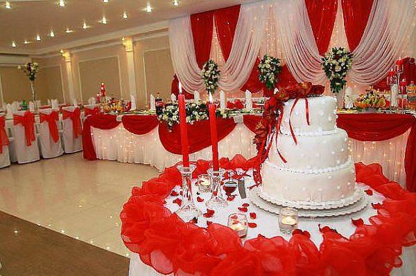 Делаем торжество ярким – свадьба в красно-белом стиле: оформление зала и выбор нарядов