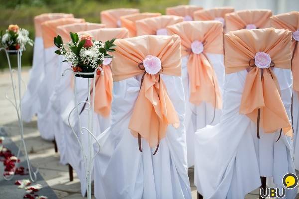 Свадьба в персиковых цветах - очень модная базовая тема (99 фото)