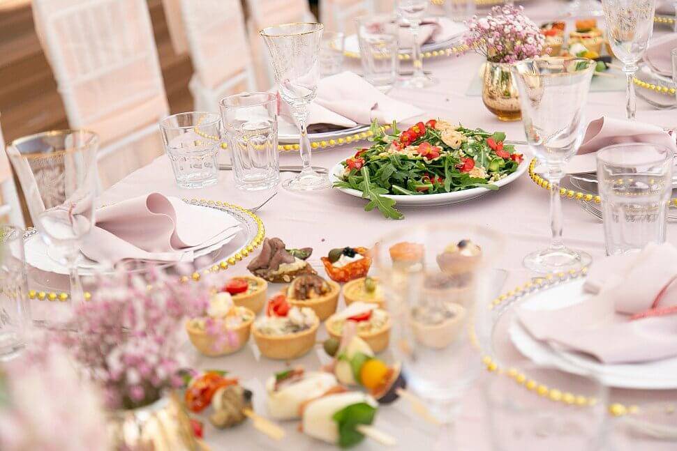 Свадебный стол меню ???? летнее, накрываем на природе, какие блюда приготовить в домашних условиях, рецепты