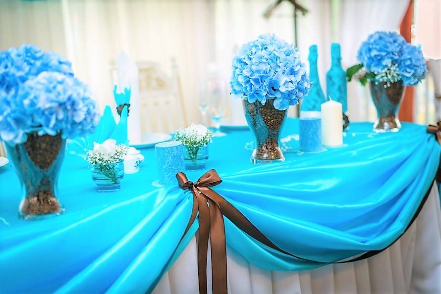 ᐉ оформление свадебного зала в сине белом цвете. как оформить свадьбу в синем цвете: красивые и оригинальные идеи. банкетный зал и угощения - svadba-dv.ru