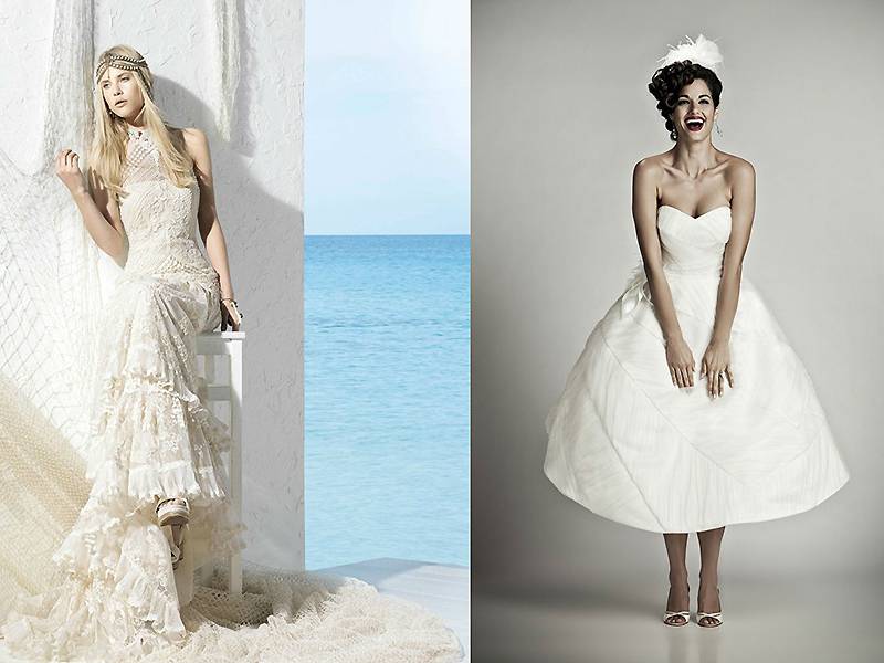 Свадебное платье в стиле винтаж – стильные фасоны прошлого века