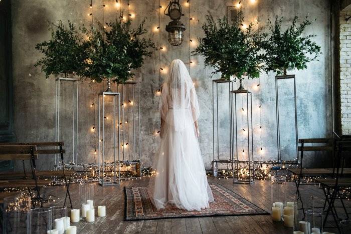 Свадьба в стиле лофт: оформление зала, фото, декор и образ невесты