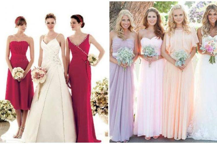 Подходящие модели платьев для свидетельницы на свадьбу, критерии выбора