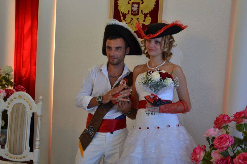 Свадьба в пиратском стиле с фотографиями