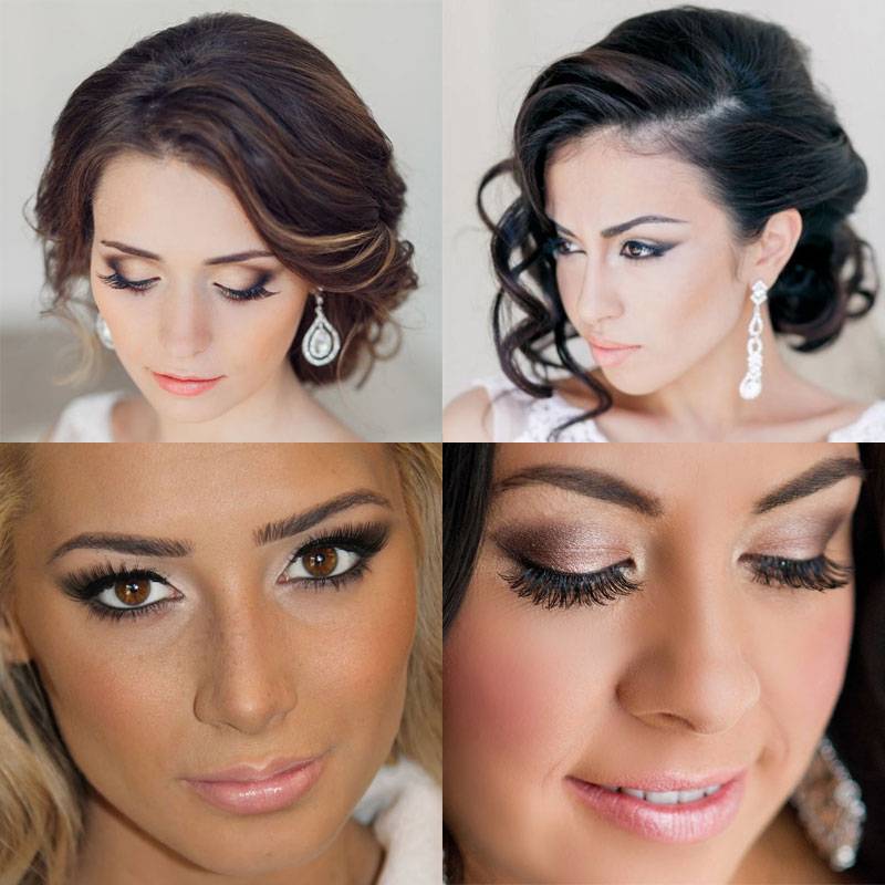 Свадебный макияж для невесты — модные тенденции и удачные образы
