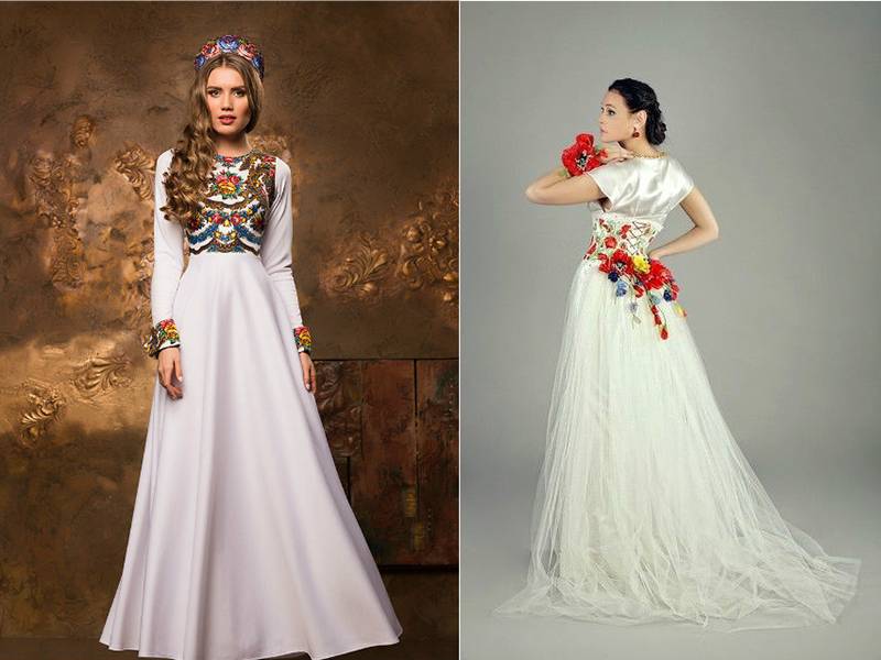 Русские платья: фото сарафанов и платьев в народном стиле для фотосессий