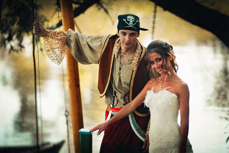 Свадьба в пиратском стиле, интересное решение. фото обзор