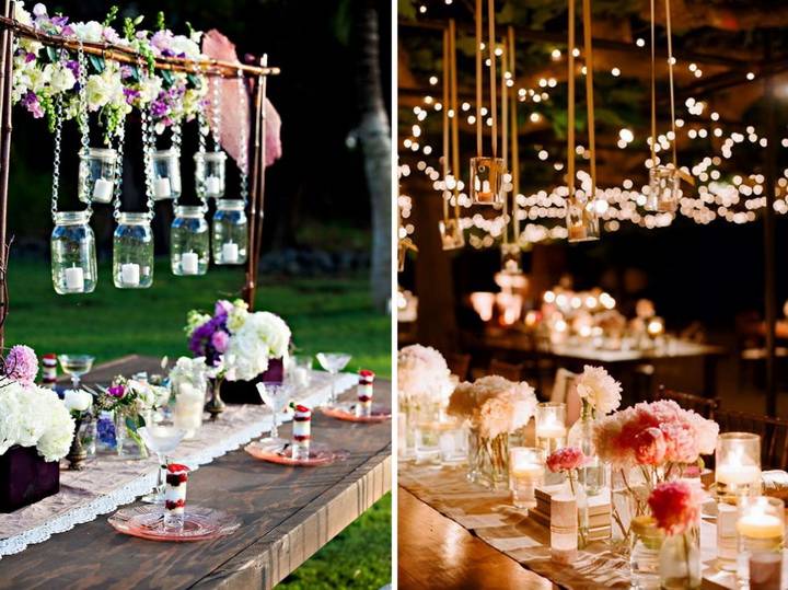 Как украсить зал на свадьбу своими руками шарами, цветами и другим декором?