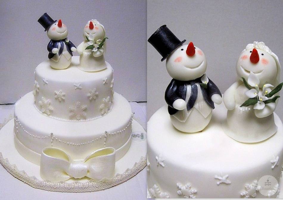 Фигурки для свадебного торта: масса вариантов!