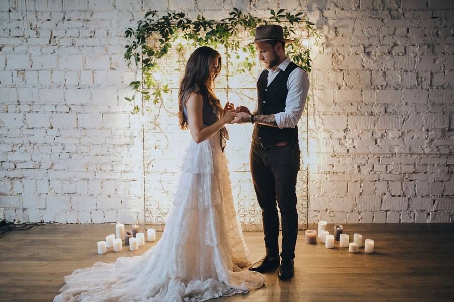 Экстравагантная свадьба в стиле лофт – как соединить простоту и изысканность