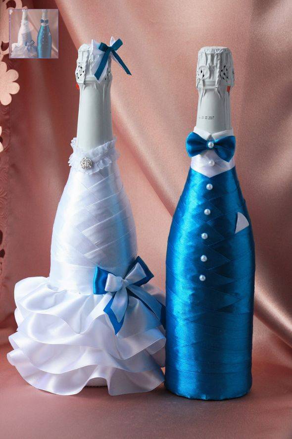 Бутылки на свадьбу своими руками, откуда берет начало эта традиция