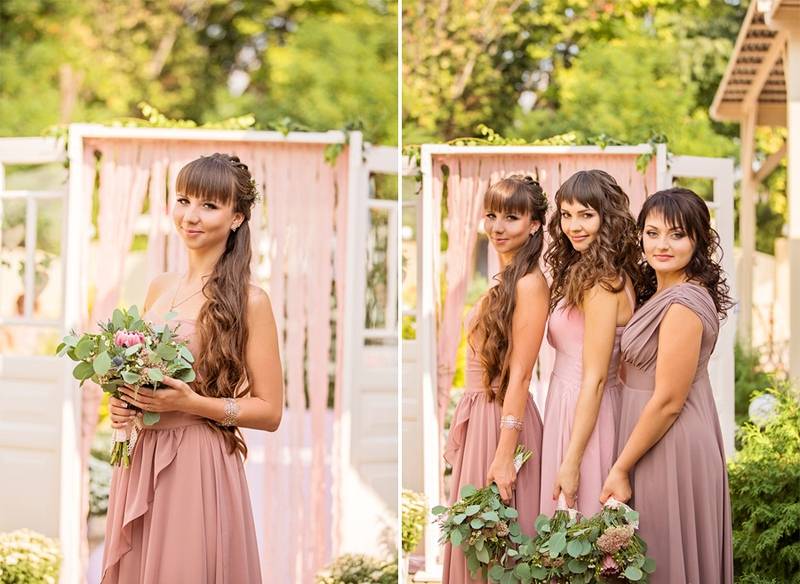 Прическа подружки невесты: 30+ способов не затмить, но блеснуть