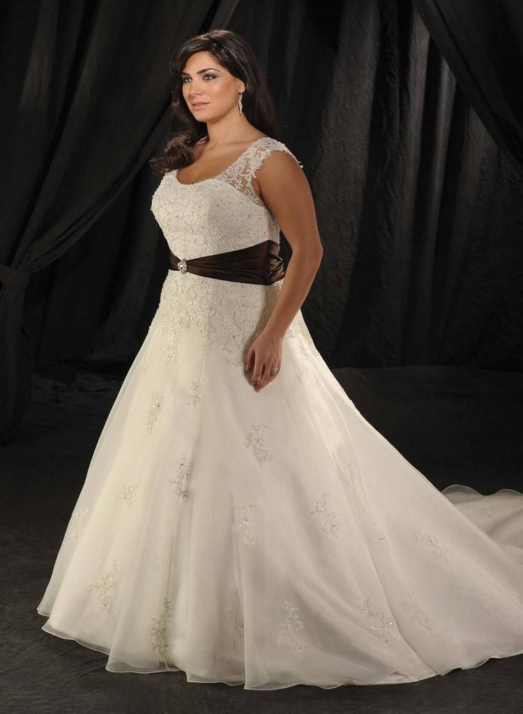 Свадебное платье для полных девушек. красивые фасоны свадебных платьев для полных невест :: syl.ru