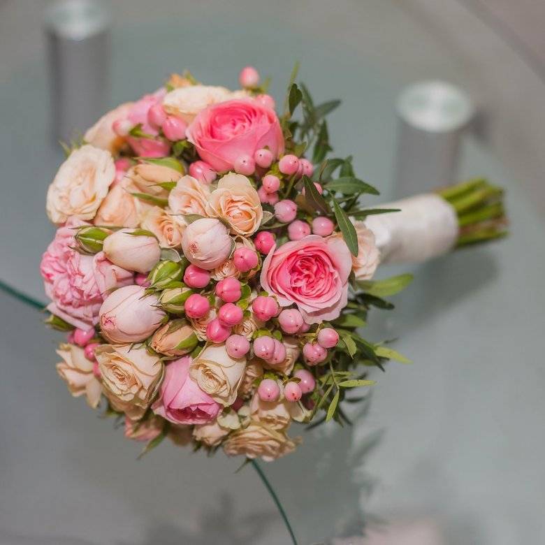 ? свадебный букет невесты ? из пионовидных роз - фото 2019
