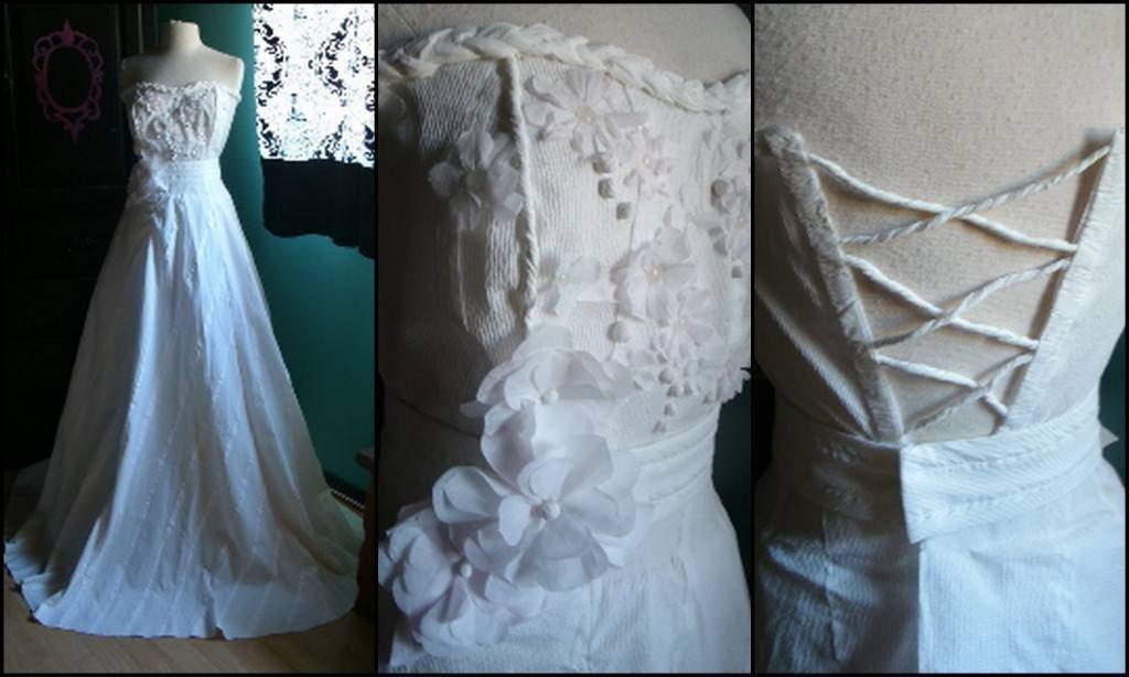 Самый трендовый декор свадебного платья: идеи и фото для вдохновения
