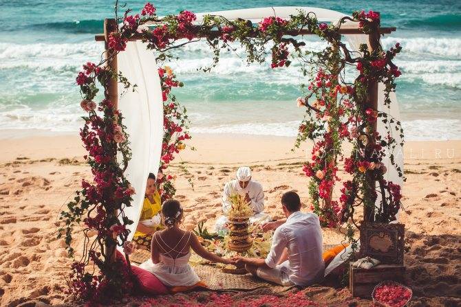 Райское наслаждение – свадебная церемония на Бали: организация и традиции
