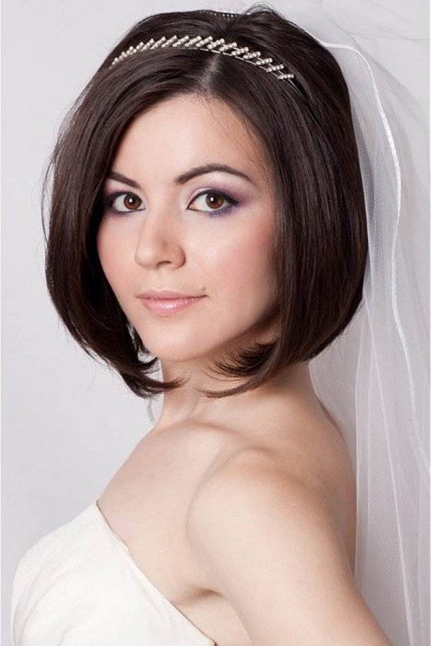Свадебные прически на каре: варианты, фото :: syl.ru