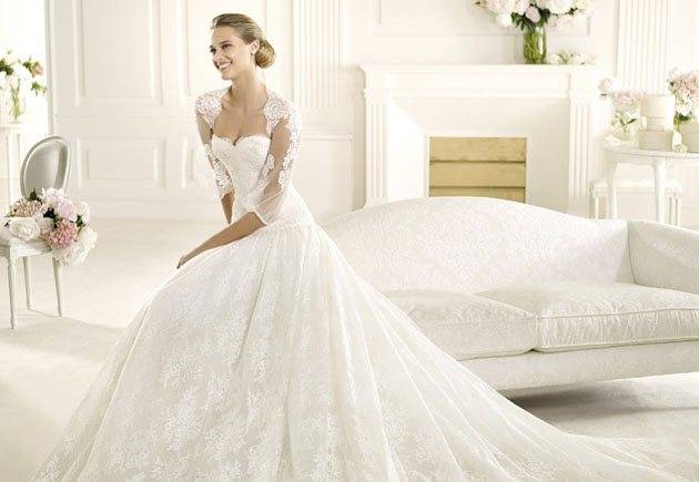 Пышные свадебные платья: модные фасоны, ткани, цвет