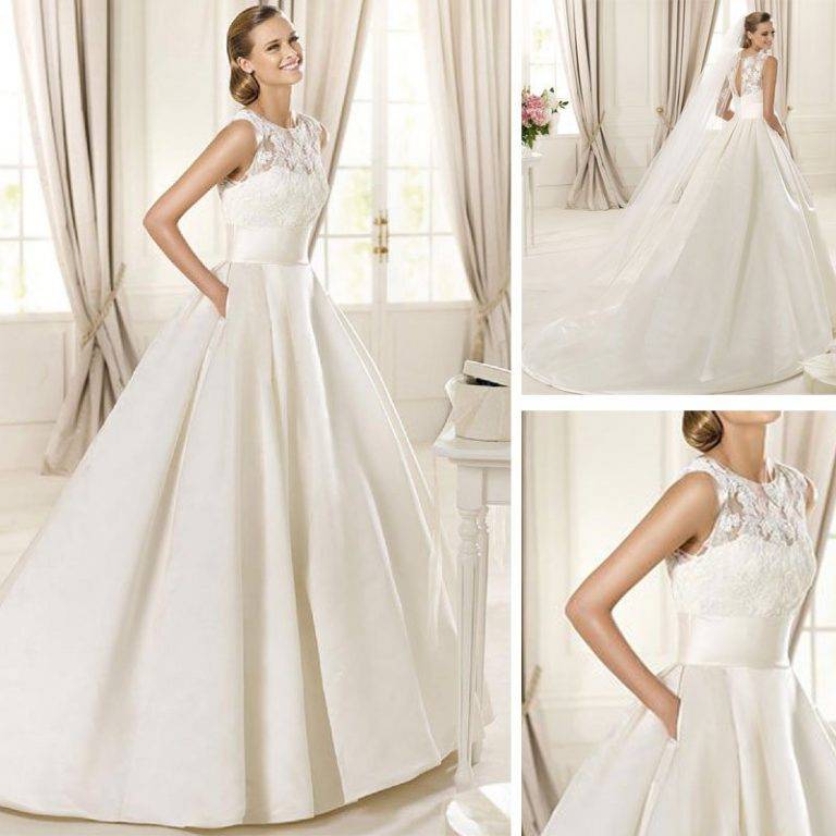 Кружевные свадебные платья: 100+ лучших фасонов и образов фото
