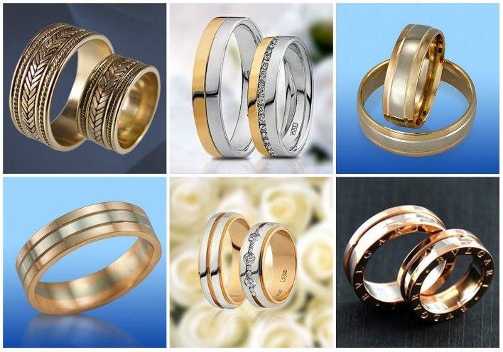 Плоские обручальные кольца: европейки на свадьбу