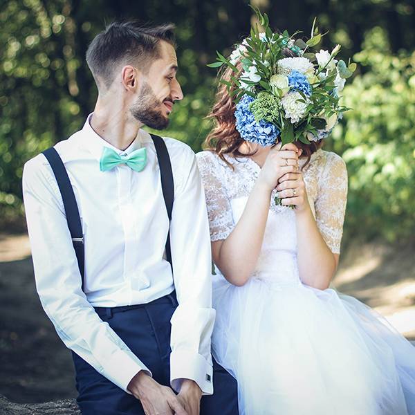 Свадьба в стиле радуга: все оттенки счастья