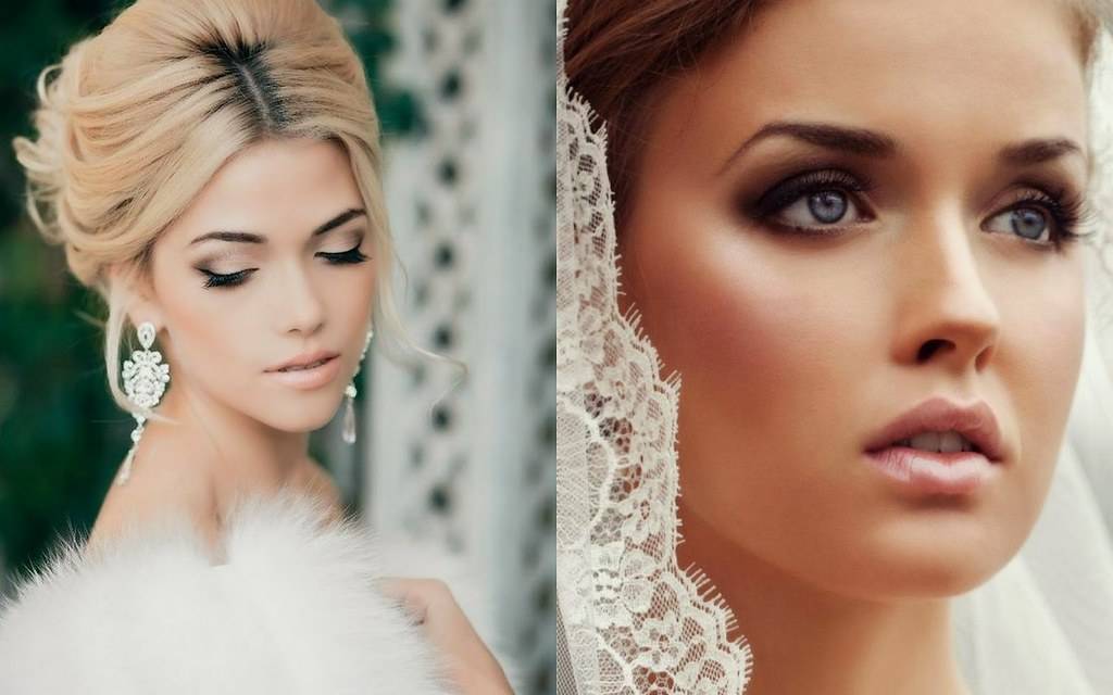 Как сделать макияж невесте прическу