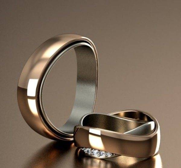 Красивые свадебные кольца 2021 фото модные новинки