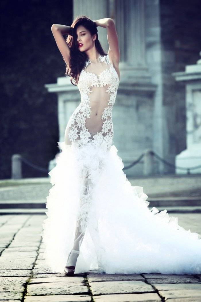Необычные и красивые свадебные платья