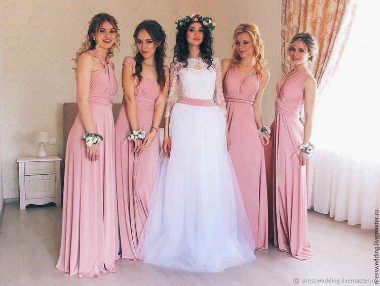 Платья для подружек невесты 2021 фото модные фасоны - модный журнал